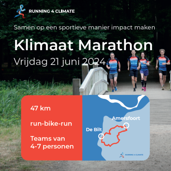 Poster Klimaatmarathon 2024