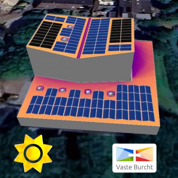 Zonnepanelen op de Burcht kerk