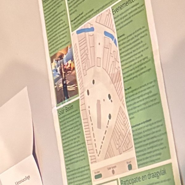 Poster ontwerp duurzame stad