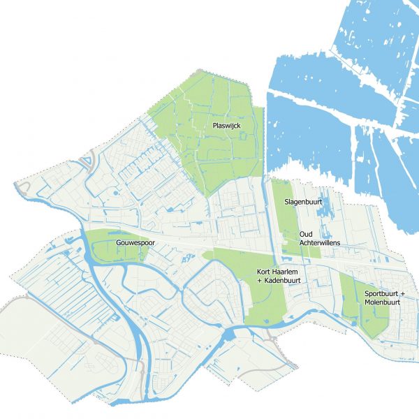 Verkenningsbuurten plattegrond Gouda nieuwste versie1