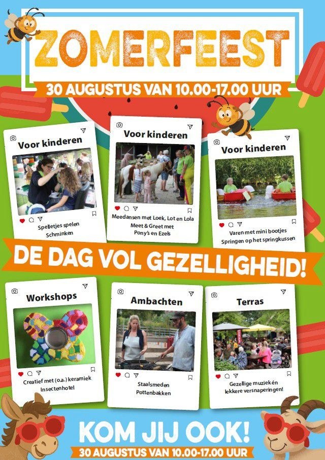 het programma van het Zomerfeest